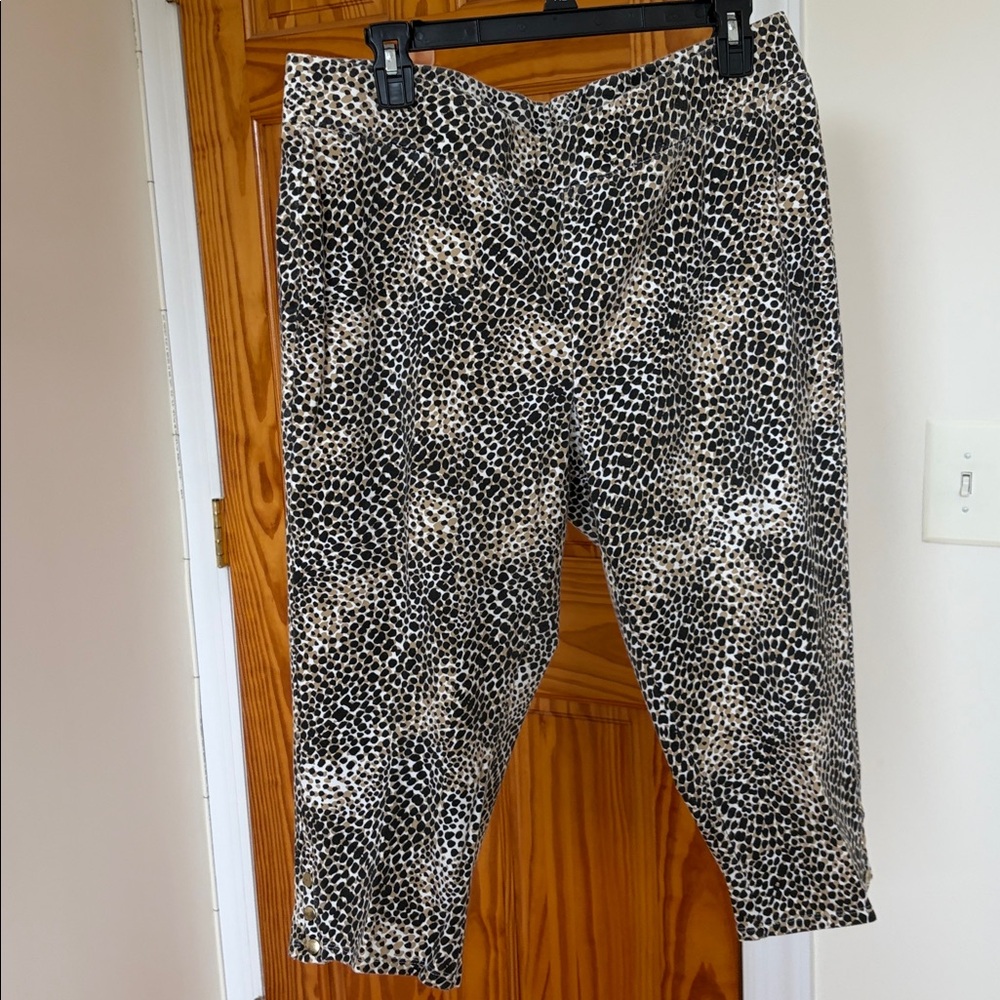 Jaclyn Smith Animal Print Lounge Pants